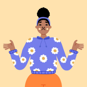 hand drawn iranian woman